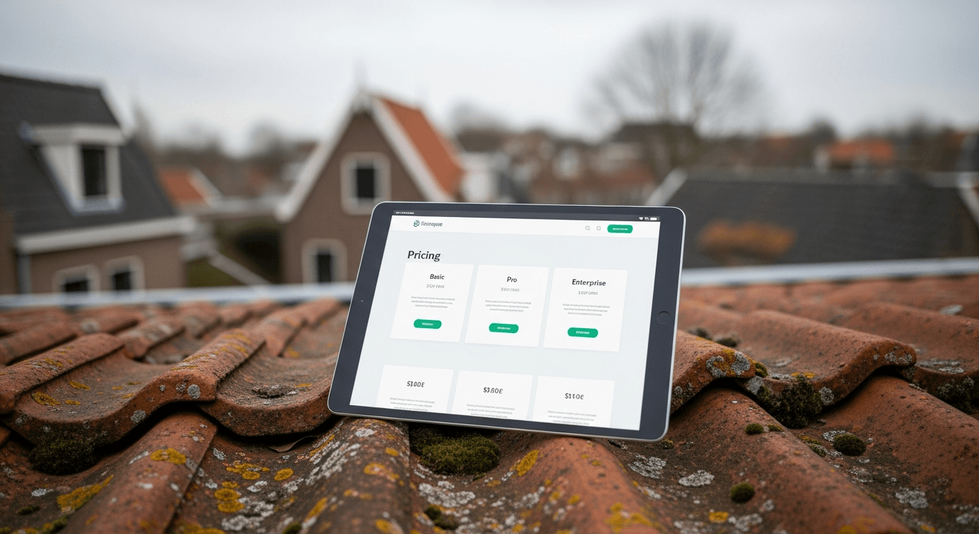 Moet je als dakdekker prijzen op je website zetten? Wat werkt het best