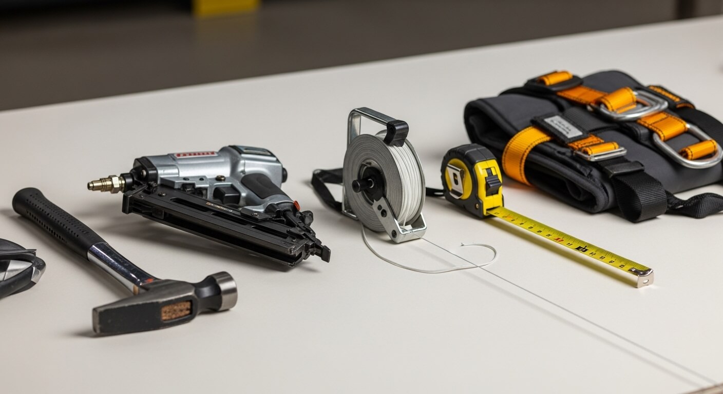 Professioneel gereedschap voor dakdekkers