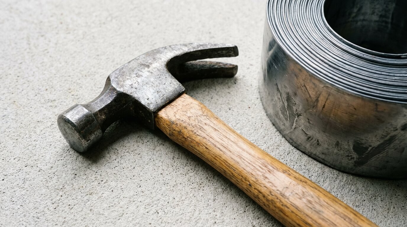 Dakdekgereedschap op een Nederlands dak