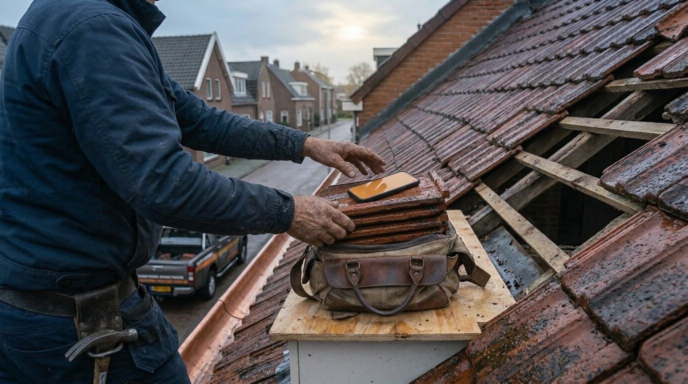 Stormschade-leads opvolgen als dakdekker: de 5-min stack