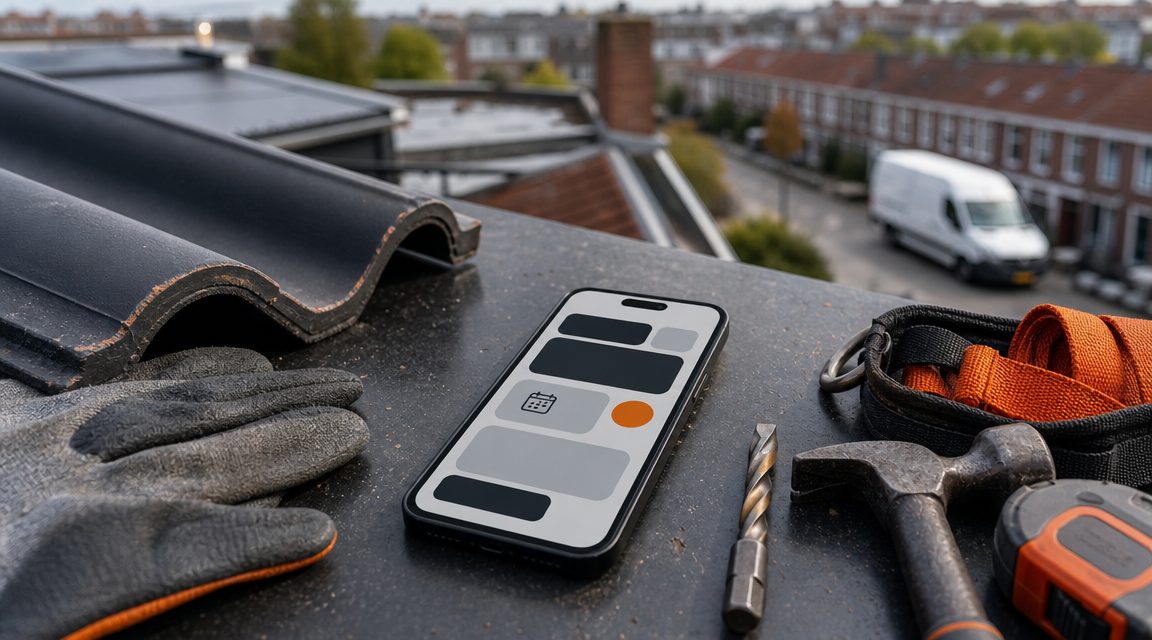 Call-summary van Voice AI telefonist op smartphone